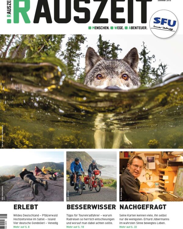 Erlebt – Wildes Deutschland, unterwegs im Pfälzer Wald
Radreise - Island, Hochzeitsreise im Sattel
Besserwisser – Tipps für Tourenradfahrer