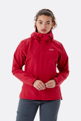 RB_W Downpour Eco Jacket Womens_ascent red_1