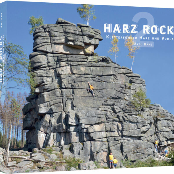 Alle Klettergebiete im Harz und im Harzvorland auf 384 Seiten detailliert beschrieben von Axel Hake.