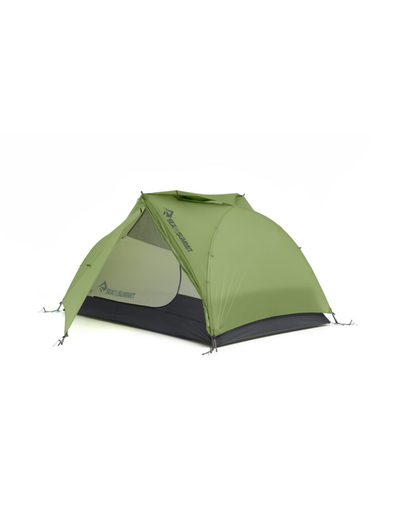 Ultraleichtes, freistehendes Zweipersonen-Zelt mit Stoff-Innenzelt und erstklassigem Platzangebot, Ventilationsmöglichkeiten und Vielseitigkeit für das ultimative Drei-Jahreszeiten Camping-Erlebnis.
