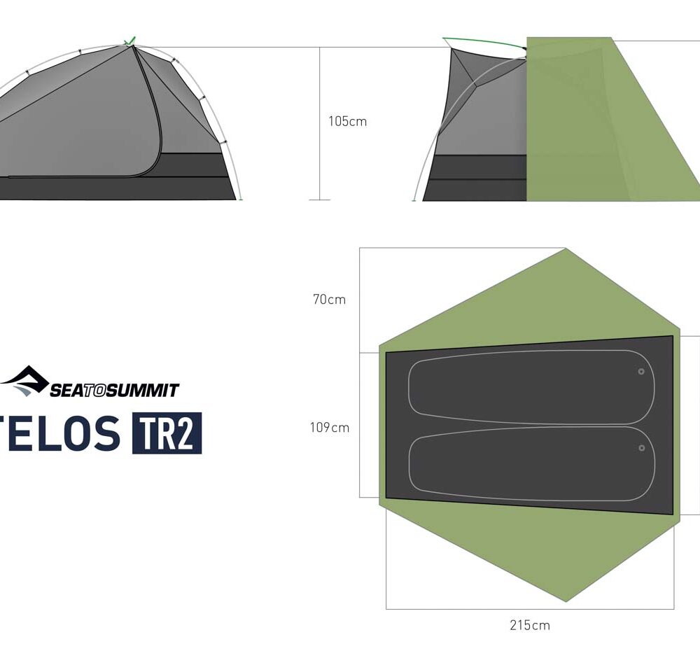TensionRidge tent diagrams All models REI