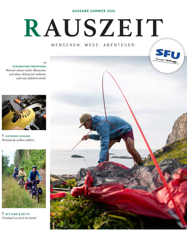 Jetzt bei uns:
Unsere neue RAUSZEIT Frühjahr/Sommer 2026 Ausgabe