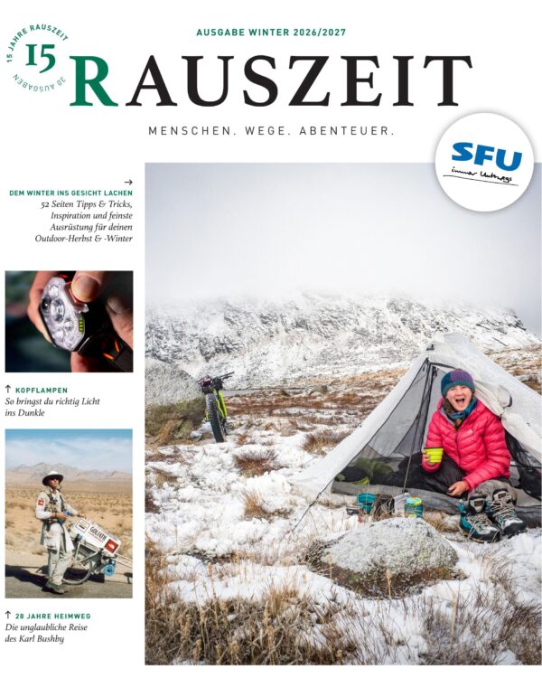 Jetzt bei uns:
Unsere neue RAUSZEIT Herbst / Winter 2026 Ausgabe
